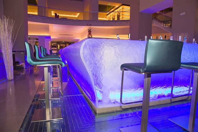 The Ice Bar at the Radisson Bucharest Hotel